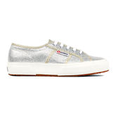Superga 2750 Lamé Grey Silver Gold Lining