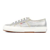 Superga 2750 Lamé Grey Silver Gold Lining