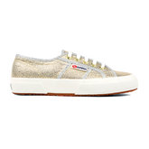 Superga 2750 Lamé Gold Grey Silver Lining