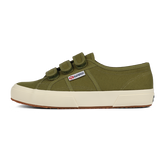 Superga Strap Green Military Off White