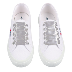 Superga Satin Wide Laces White