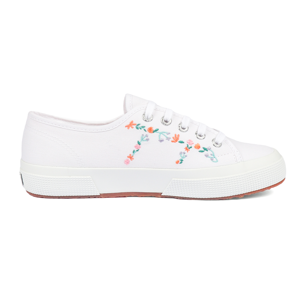 Superga floral canvas sneaker sales