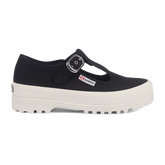 Superga 2541 Mary Jane Alpina Black Full Avorio