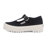 Superga 2541 Mary Jane Alpina Black Full Avorio