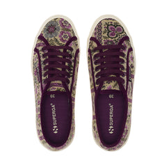 Superga 2750 Tapestry Beige Purple Off White