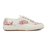 Superga 2161 Toile De Jouy Beige Natural Red