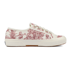 Superga 2161 Toile De Jouy Beige Natural Red