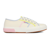 Superga 2750 Colourblocking Beige Natural Lime Pink