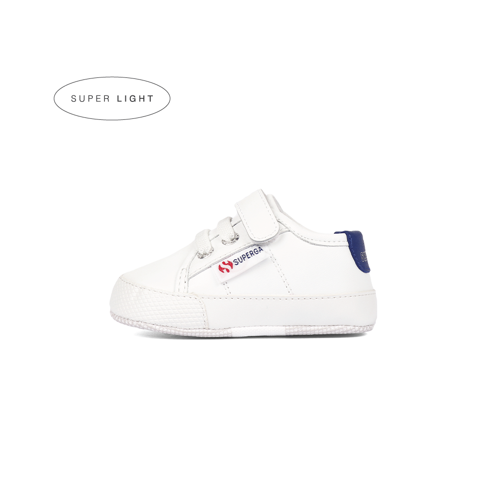 Superga 4006 Baby Faux Leather White Blue Royal Superga Malaysia