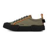 Superga 2660 Stripe Big Bumpers Tape Green Safari Orange Blazing Full Black