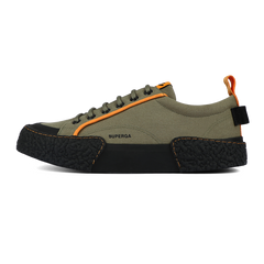 Superga 2660 Stripe Big Bumpers Tape Green Safari Orange Blazing Full Black