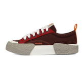 Superga 2660 Stripe Big Bumpers Block Brown Dark Red Crimson