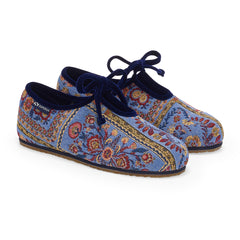 Superga 1997 Ballerina Tapestry Blue Avion Beige Red