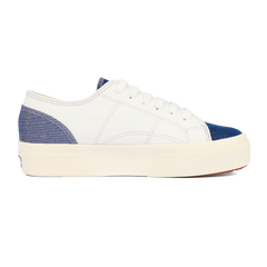Superga 2740 Platform Reverse Denim Blue Violet