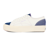 Superga 2740 Platform Reverse Denim Blue Violet