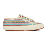 Superga 2750 Raffia Lilla Multicolor Herringbone