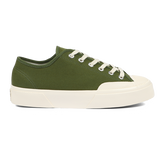 Artifact by Superga 2432 Collect Workwear Low Cut Cotton Canvas Green Off White