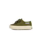 Superga 3750 Leggera Junior Straps Green Military Off White