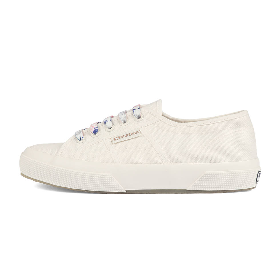 Superga 2750 Jellysole Flowers White Avorio Blue Pink Superga