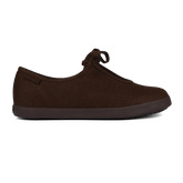 Superga 2442 Ballerina Lace Linen Dark Brown