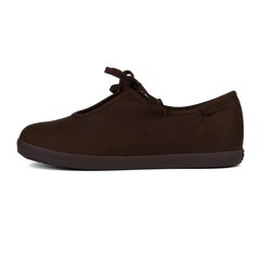 Superga 2442 Ballerina Lace Linen Dark Brown