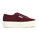 Superga 2790 Flatform Red Bordeaux Full Avorio