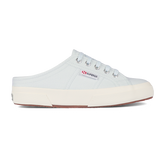 Superga 2402 Mule Azure Ice Full Avorio