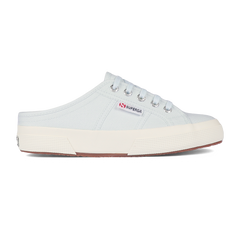 Superga 2402 Mule Azure Ice Full Avorio