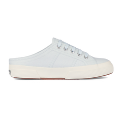 Superga 2402 Mule Azure Ice Full Avorio