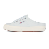 Superga 2402 Mule Azure Ice Full Avorio
