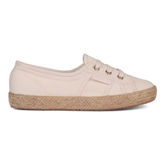 Superga 2345 Ballerina Espadrille Pink Almond Gold