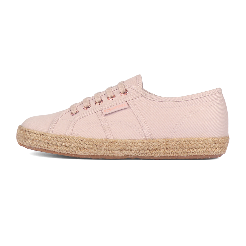 Superga 2750 Espadrille Pink Skin Rose Gold Superga Malaysia