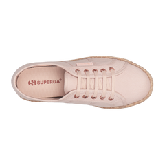 Superga 2750 Espadrille Pink Skin Rose Gold