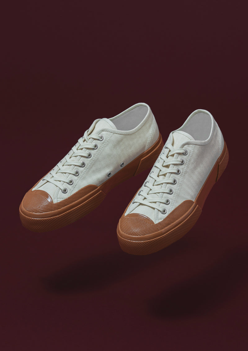 Artifact by Superga 2432 Twisted Herringbone Off White Amber Brown