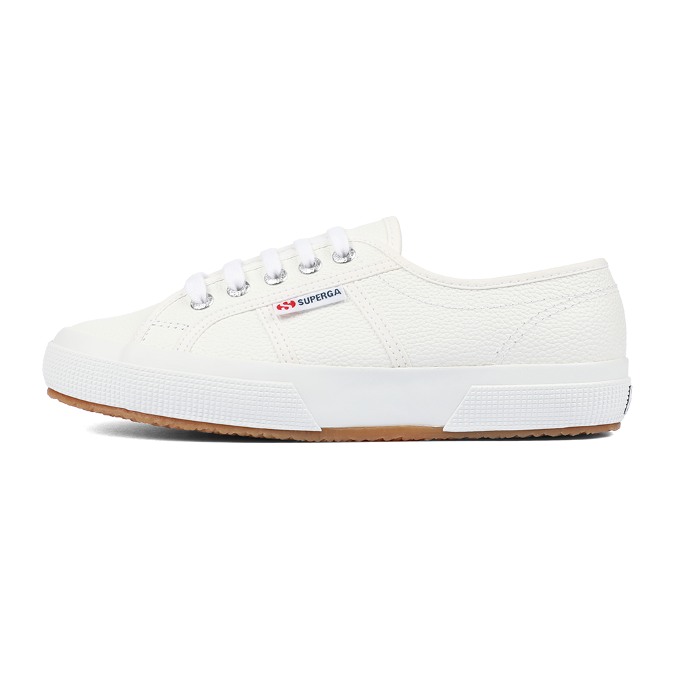 Superga 2750 Tumbled Leather White