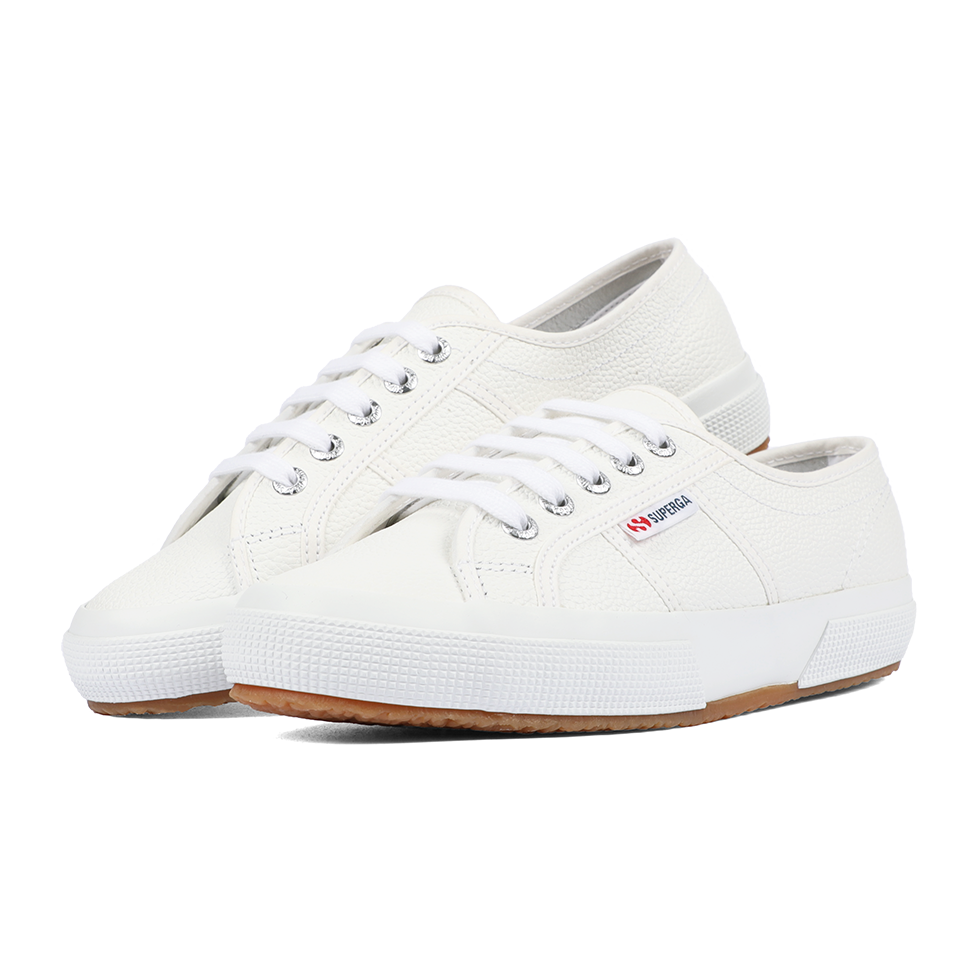 Superga 2750 Tumbled Leather White