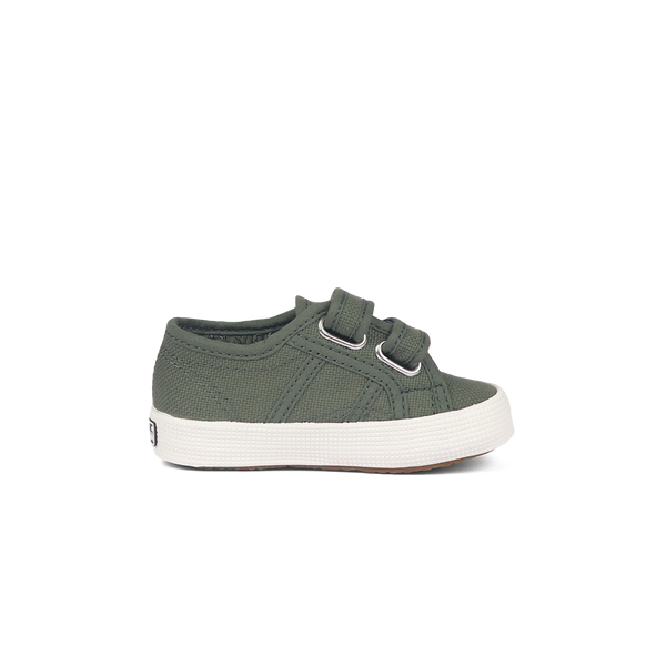 Superga Junior Strap Grey Greenish