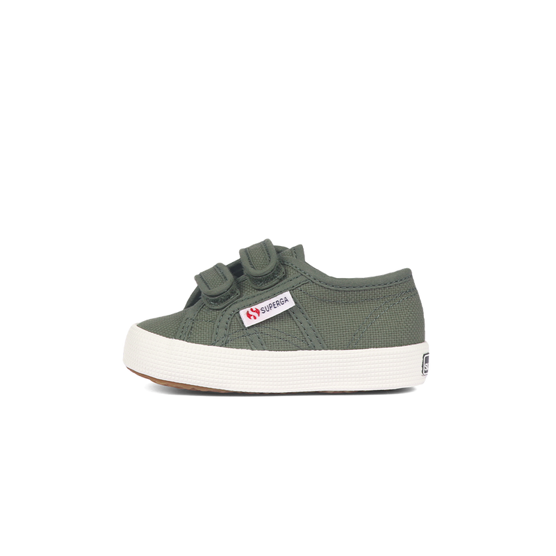 Superga Junior Strap Grey Greenish