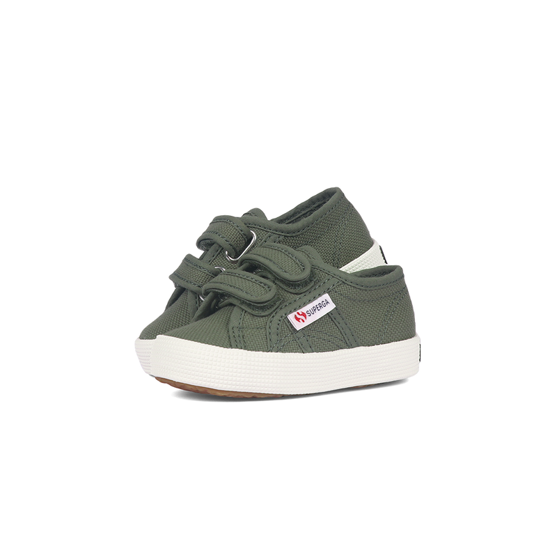 Superga Junior Strap Grey Greenish