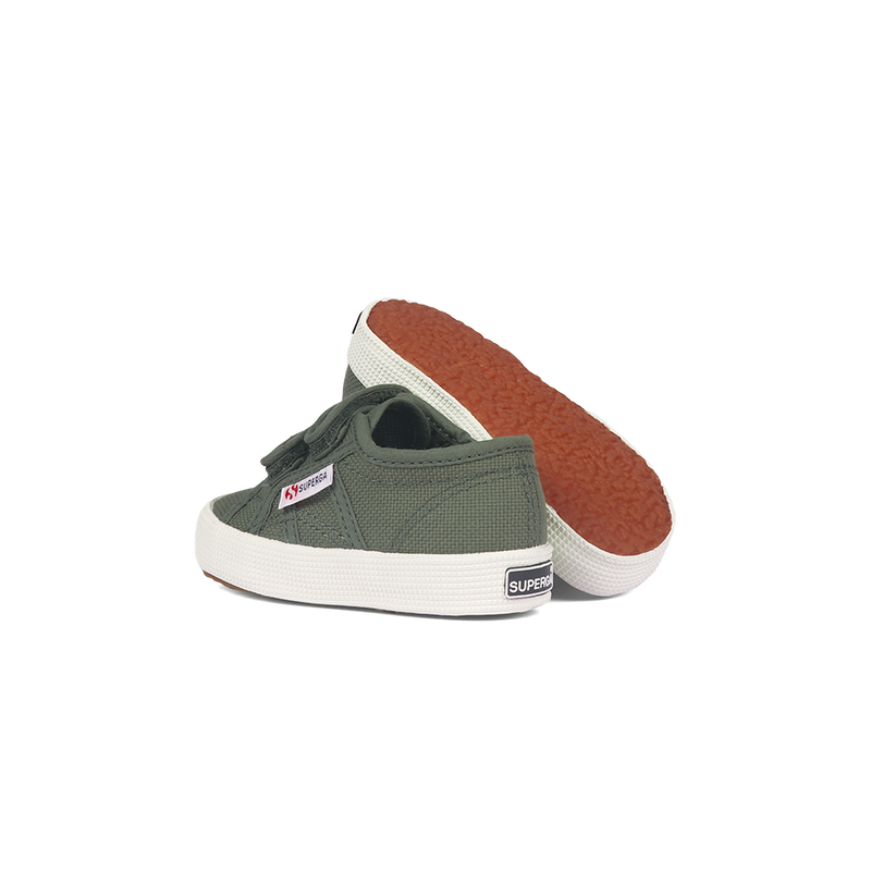 Superga Junior Strap Grey Greenish