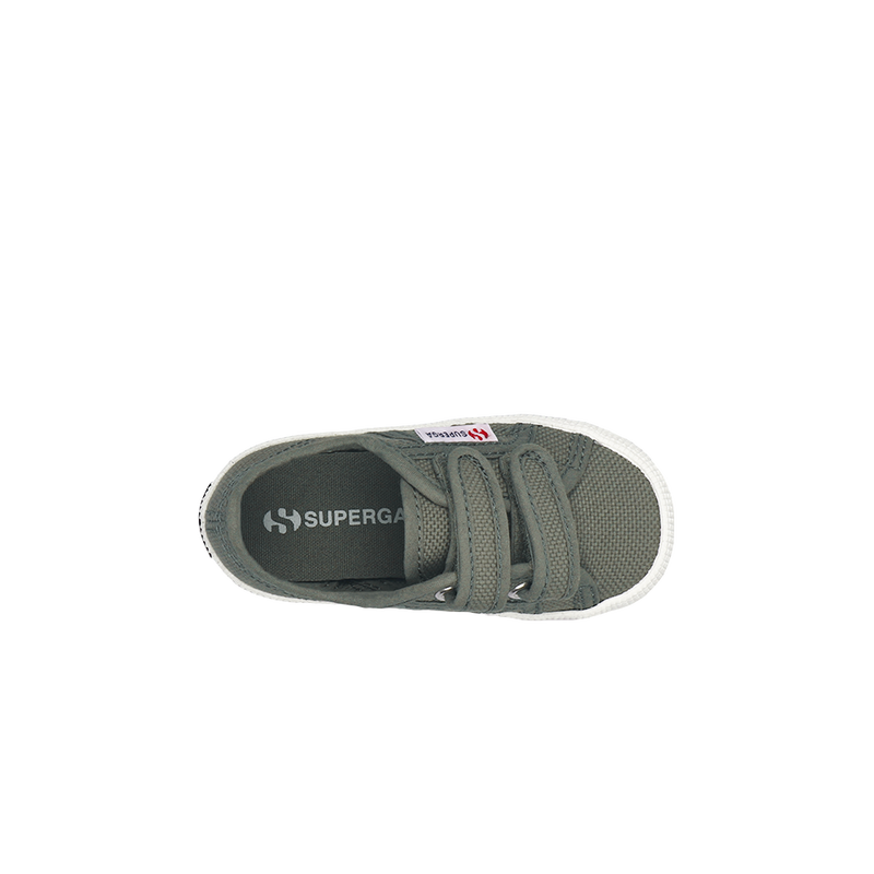 Superga Junior Strap Grey Greenish