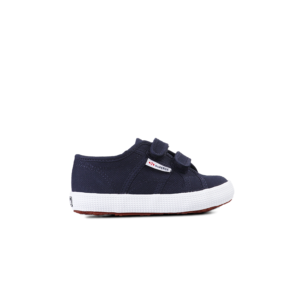 Superga Junior Strap Navy-Full White