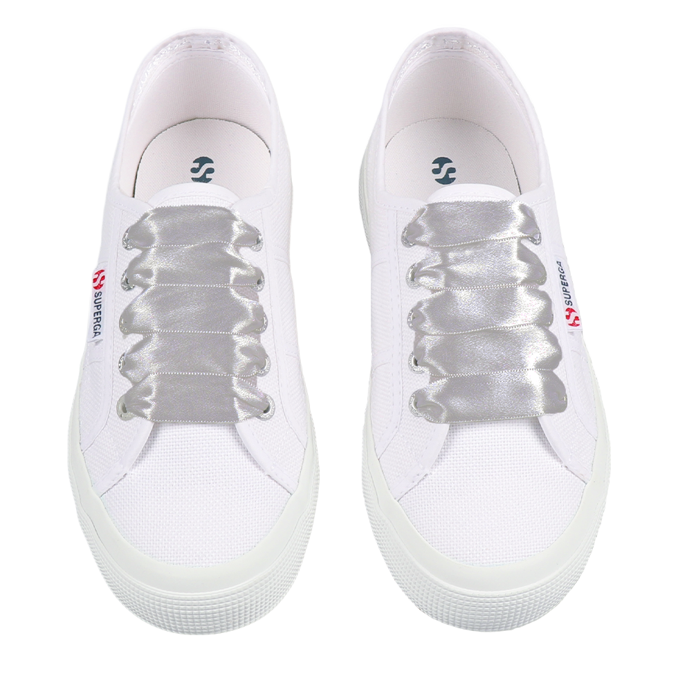 Superga Satin Wide Laces White