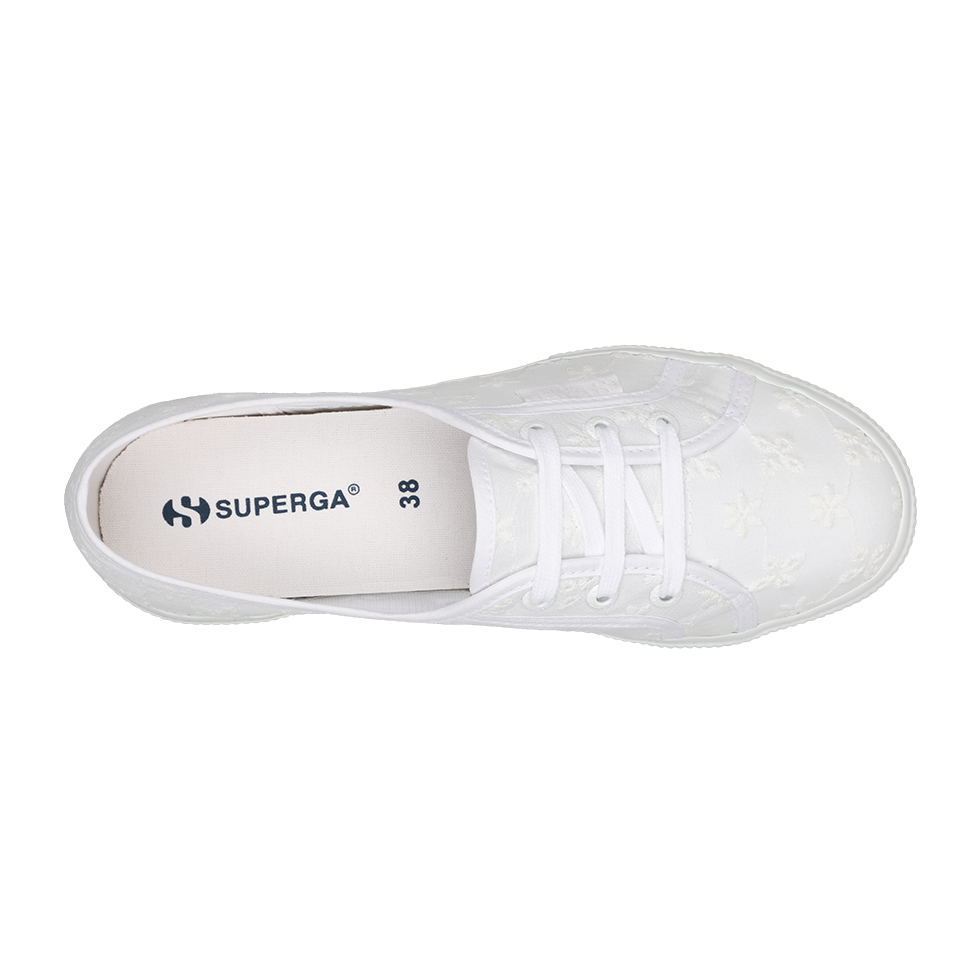 Superga 2211 Flower Sangallo  Total White