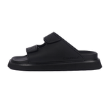 Superga 1918 Slides Double Band Black