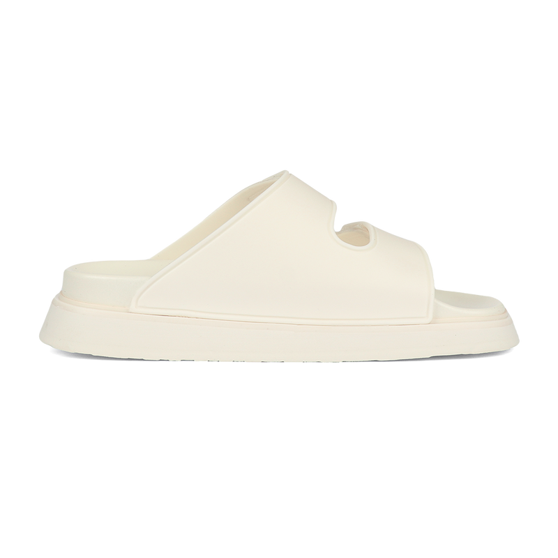 Superga 1918 Slides Double Band Beige Natural