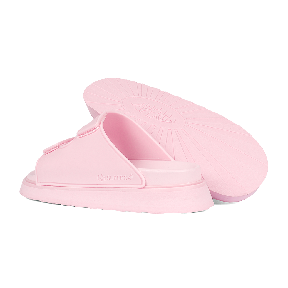 Superga 1918 Slides Double Band Pink Ish