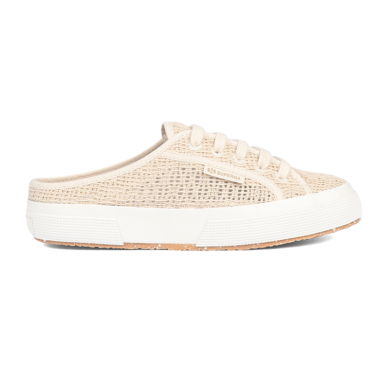 Superga 2402 Mule Organic Macrame Beige Raw