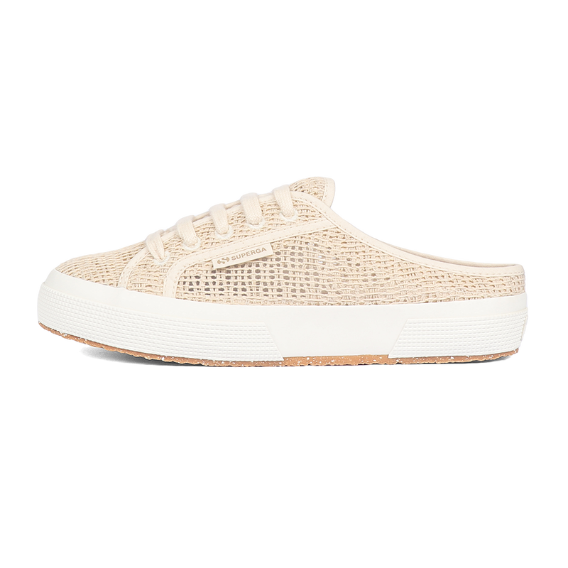 Superga 2402 Mule Organic Macrame Beige Raw Superga Malaysia