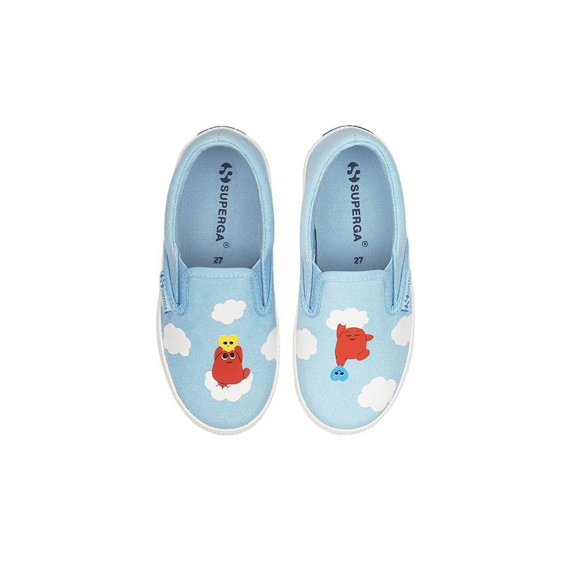 Superga X Slimy Oddity Junior 2350 Be Gentle Light Blue Cloudy